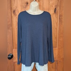 Old Navy Women's Dark Blue Long‎ Sleeve Top